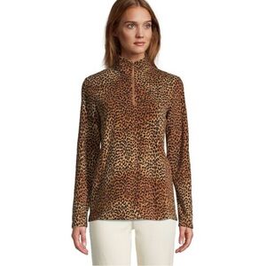 Leopard Print Long Sleeve Top
